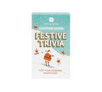 Talking Tables Christmas Festive Trivia Quiz Game, Secret Santa, Question Cards about Holidays, Celebrations, Traditions, Dinner Party, Fun Travel Pocket Games for Kids, Card Games, Ages 12+