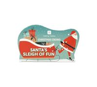 Talking Tables Christmas Trivia for Kids Quiz Questions Charades Cards Table Game Xmas Secret Santa, Festive Stocking Stuffer, Travel Games, After Dinner Kids Game, Novelty Shaped Ages 8+