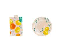 Talking Tables Citrus Paper Table Cover & Citrus Plates Bundle