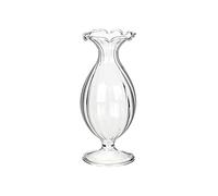 Clear Glass Bud Vase for Flowers Height 12cm | Tapered Neck for Home Décor, Windowsill, Gift for Her or Him, Wedding Centrepieces for Table Decorations, Made By Talking Tables