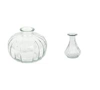 Talking Tables Clear Glass Bud Vase for flowers, s & Talking Tables Souk - Vaso per boccioli in vetro r Table Decor Bundle