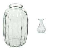Talking Tables Clear Glass Bud Vase for flowers, s & Talking Tables Souk - Vaso per boccioli in vetro r Table Decor Bundle