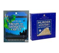 Talking Tables Crack The Case Escape Castle & Murder Mystery on the Train - Games Night Bundle