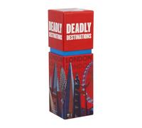Talking Tables DEADLY DESTINATIONS London Murder Mystery Game - Deadly Destinations | Detective Dinner Party Activity for Adults | Crime Solving Activity including UV Light Torch