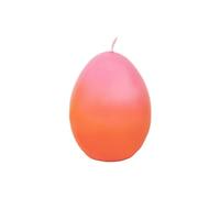 Egg Shaped Pink & Orange Ombre Candle | Ideal Birthday or Mothers Day Gift or for Easter Spring Decorations Unscented, 10 Hours Burn Time - Eco-Friendly Packaging, Made by Talking Tables