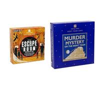Talking Tables Escape Room Museum Game & Murder Mystery Train Game - Interactive Family Games Night Bundle