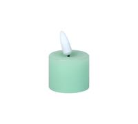 Talking Tables Flameless LED Tealight Candle Sage Green Realistic Flickering Effect Reusable Battery Operated Candle for Autumn Spring Weddings Parties and Home Décor 5cm