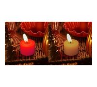 Talking Tables Flameless Red LED Tealight & Flameless Gold LED Tealight Bundle