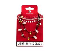 Flashing Christmas Light Up Necklace for Xmas Party, Fun Festive Office Dress up, Great for Kids or Adults, | Battery Supplied | Ideal Secret Santa Gift or Stocking Filler