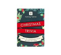 Talking Tables Fun Christmas Trivia Questions, Family Xmas Quiz Tabletop games to play over dinnerFor kids, Parents & Grandparents or Secret Santa Stocking Filler present idea