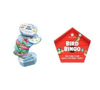 Talking Tables Go Fish Card Game & Bird Bingo - Kids Educational Travel Games Bundle