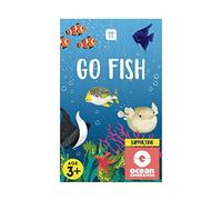 Talking Tables Go Fish Card Game for Kids | Animal Snap Travel Game for Children & Family with Educational Ocean Fact File (FISH-GOFISH), Fishgofish