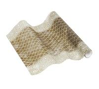 Talking Tables Gold & White Fabric Recyclable Table Runner Party Decorations for EID Celebration for Parties | Anniversary, Wedding| 2m |No Plastic