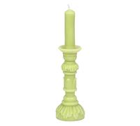 Talking Tables Green Candlestick Shaped Candle 3D Sculpture | Non Scented, Contemporary Home Décor Interior, 25cm, Forest-CNDL-Lime, Lime, L