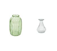Talking Tables Green Glass Bud Vase for flowers, s & Talking Tables Souk - Vaso per boccioli in vetro r Table Decor Bundle