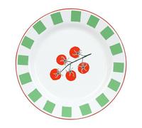Talking Tables Handmade Enamel Side Plate 20cm with Tomato Design, Shatterproof & Dishwasher Safe Tableware, Reusable Household Plates Dinnerware for Indoor & Outdoor Dining