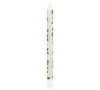Talking Tables Holly Leaf Christmas Advent Candle | 30cm Wax Candlestick, Dates to Countdown Xmas Day | Festive Wreath, Table Decorations, BC-Holly-ADV-CNDL, White