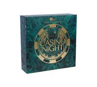 Talking Tables Casino Night Kit Poker, Blackjack, Roulette-Gambling Set for Adults, Gifts for Him | Contains Game Mat, Chips, Money, Balls, Playing Cards, Paper, Plastic, GAMECASINO