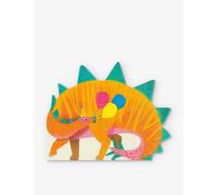 Talking Tables Pack of 16 Dinosaur Napkins in Stegosaurus Shape | Colourful Paper Tableware for Children's Birthday Party, Unisex partyware for Boys or Girls