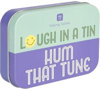 Talking Tables Kids Travel Games Laugh in a Tin - Hum That Tune Party Game, Compact Musical Challenge in a Travel Tin for Family Fun Party, Stocking Filler Gift Christmas Ages 7+, Players 2+