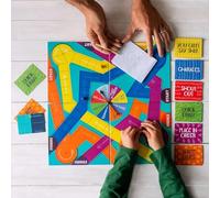 Talking Tables Kids vs Adults Family Board Game for Christmas | 6x Classic Party Games Night - Children's Charades, Drawing, 3 Clues, Shout Out Trivia Questions, Age 9+