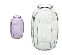 Talking Tables Lilac Glass Bud Vase for flowers, s & Talking Tables Clear Glass Bud Vase for flowers, s Table Decor Bundle