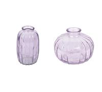 Talking Tables Lilac Glass Bud Vase for flowers, s & Talking Tables Lilac Glass Bud Vase for flowers, s Table Decor Bundle
