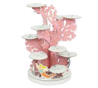 Talking Tables Mermaid Cake Stand Reusable Cakestand Under The Sea Table Decorations to Hold Cupcakes for Your Birthday Party or Baby Shower, WAVESTREATSTAND