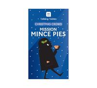 Talking Tables Mince Spies Christmas Game for Kids Xmas Activity Stocking Filler Festive Season Spy Coaster Game, 18 Pie-Shaped Missions for Dinner Party Fun, 3+ Players, Ages 14+