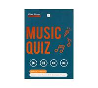 Talking Tables Music Trivia Quiz Game | Games Night | After Dinner, Multiple Plays, General Knowledge, Family, Friends, Christmas, Birthday, Present