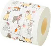 Talking Tables Novelty Christmas Toilet Roll with Cats | Funny Loo Bathroom Accessory, Gifts for Xmas, Red, One Size, BC-PET-T-ROLL-CAT