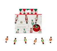 Talking Tables Nutcracker Christmas Indoor String Lights, 3m, 20 LED Warm White Fairy Lights, Battery Operated