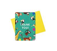 Talking Tables Party Animals Thank You Cards 8Pk, Paper, KidsThanks