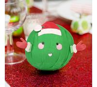 Talking Tables Pass the Parcel Christmas Kids Game with 12 Jokes & Mini Surprises, Recyclable Sprout Shaped Party Favour or Xmas Stocking Filler for Christmas Dinner Table Wonderball