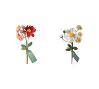Talking Tables Pink Daisy Crochet Sprig & White Daisy Crochet Sprig Bundle
