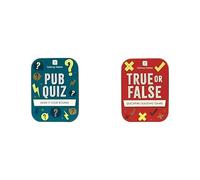 Talking Tables Pub Quiz Game & True or False Travel Game - Games Night Bundle
