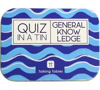 Talking Tables Travel Trivia Quiz Game, Question Cards after Dinner Party, Secret Santa, Present, Fun Travel Pocket Games for Kids, Card Games for Adults, Family Board Game, Gift, Ages 14+