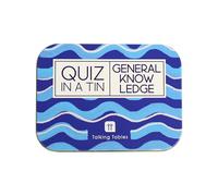 Talking Tables Travel Trivia Quiz Game, Question Cards after Dinner Party, Secret Santa, Present, Fun Travel Pocket Games for Kids, Card Games for Adults, Family Board Game, Gift, Ages 14+