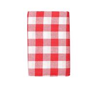 Talking Tables Red Gingham Cotton XL Tablecloth Reusable Fabric Dining Table Cover for Garden Parties Summer Lunches Picnics Weddings Washable Soft Woven Cotton 160cm x 250cm