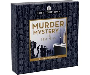 Talking Tables Reusable Murder Mystery Game | Death on the Boat, Interactive Family Dinner Party Games Night, Halloween, Christmas | Solve the Crime Case, Detective Clues | Age 16+, 5-12 Players