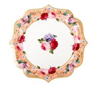 Talking Tables Sale Price! Pretty Large Floral Serving Plates/Platters, Truly Scrumptious Vintage Theme Perfect for Your Afternoon Tea Party, Birthday, Wedding Fully Recyclable 31cm | 4 Pack