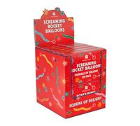 Talking Tables Screaming Rocket Balloons 20 Pack | Flying Whistle Balloons for Kids Parties | Outdoor Garden Games & Fun Party Bag Fillers