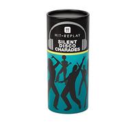 Talking Tables Silent Disco Music Game | Dipsticks Charades Games for Kids and Adults | Dancing, Singing, Acting Ideas Whole Family, Stocking Filler, House Party, 13+, REPLAY-SILENTCHAR