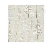 Talking Tables Silver & Gold Tree Christmas Napkins | 16 Pack Paper Serviettes for Xmas Dinner, Lunch, Party, Winter Wedding 20 Pack