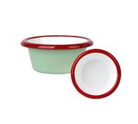 Talking Tables Small Enamel Dipping Bowl 8cm - Enamel Dipping Dish for Condiments, Sauces, BBQ Sharing Snacks & Camping Reusable Tableware for Outdoor Dining