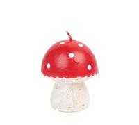 Talking Tables Small Mushroom Shaped Candle for Christmas Table - 7.5cm | Red Toadstool Forest Party Decorations, Autumn Home Décor, Alice in Wonderland Tea, Garden Fairy Theme, Forest-CNDL-MUSH-S