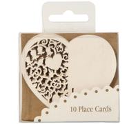 Talking Tables Something in The Air Heart Placecard, Ivory