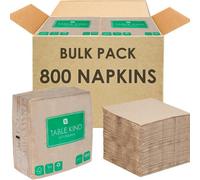 Talking Tables Table Kind Bulk Pack Of 800 Kraft Paper Napkins
