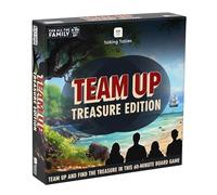 Talking Tables Team Up Collaborative Board Game, Players 2+, Secret Santa, Present, Treasure Hunting Family Games after Dinner Party, Games for Kids, Adults, Ages 9+