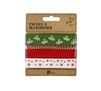 Talking Tables The Wrapping Room Ribbon and Twine, Fabric, Multicolour, 8.73x0.73x10.73 cm
